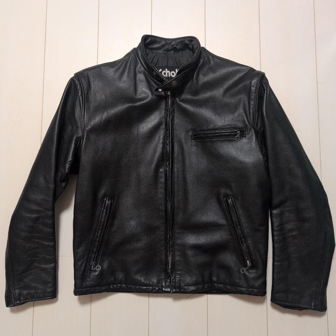 Schott XL 42 シングルライダース　ジャケット　ショット Schott N.Y.C（ショット） Schott 641XXH HORSEHIDE CAFE RACER レザー