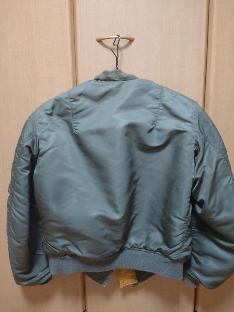 60s 実物 米軍 MA-1 ALPHA社製 1964年 CC クラウンジッパー