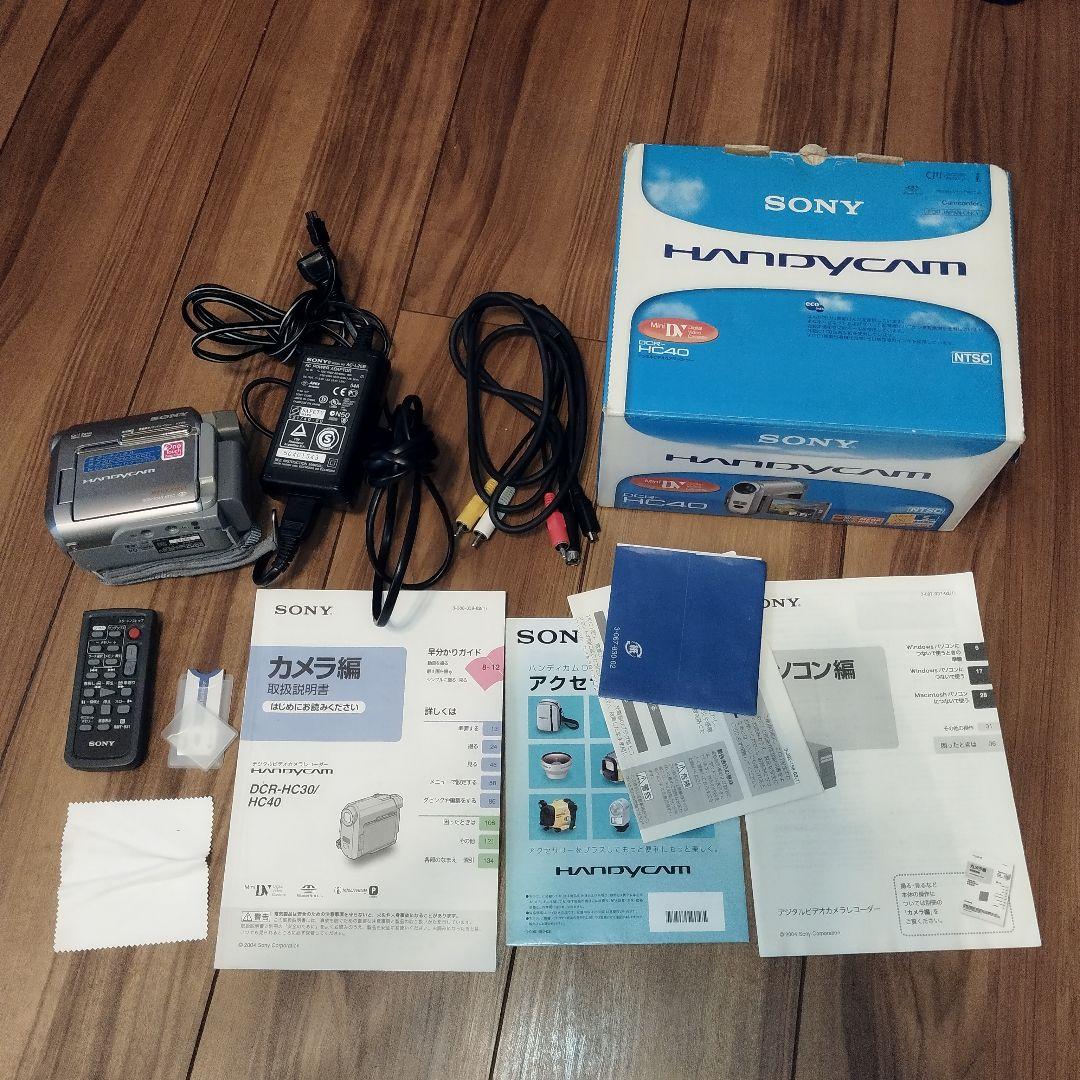 SONY DCR-HC40 美品 Yahoo!オークション -「dcr-hc40」の落札相場・落札価格