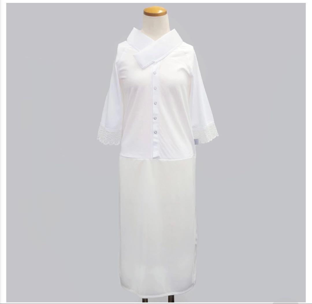 Tシャツ襦袢 ルグラン　前開き　肌襦袢 長襦袢 ルグラン Tシャツタイプ 着物屋くるりオリジナル洗えるTシャツ型襦袢