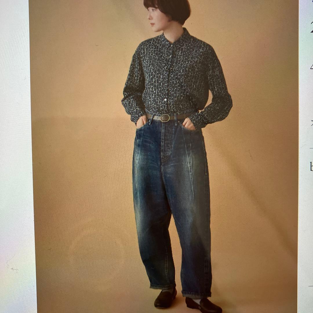 ミナペルホネン　always テーバードデニム　38 新品未使用 mina perhonen（ミナペルホネン） always テーパード デニムパンツ