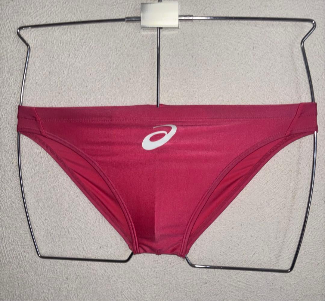 asics 競泳水着 Mサイズ ピンク - メルカリ