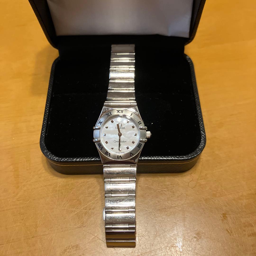 オメガ シルバー 時計　ジャンク品 OMEGA】オメガ『シーマスター オートマティック ジャンボ』166.111