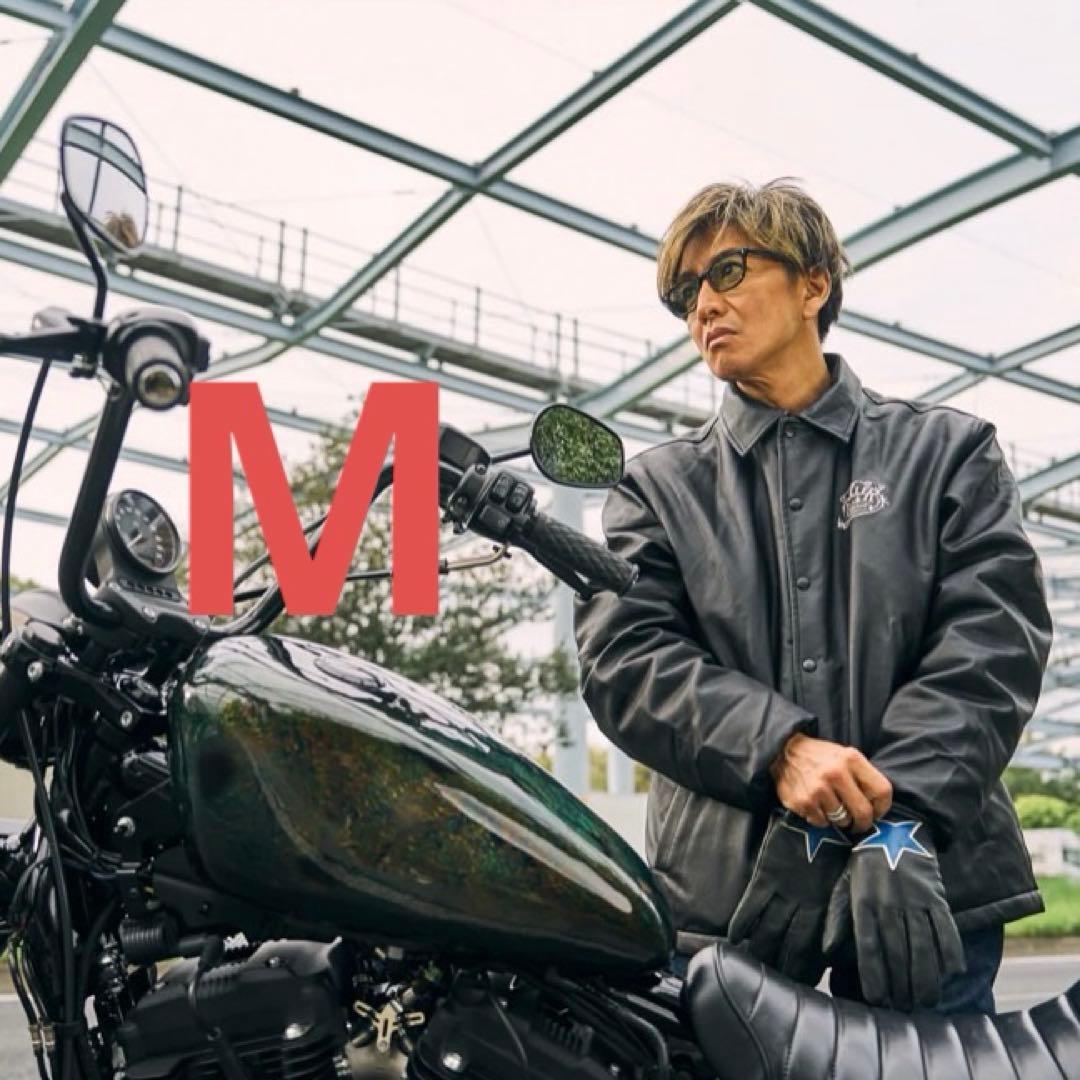 roller fake leather coach jacket M 現物写真 - メルカリ