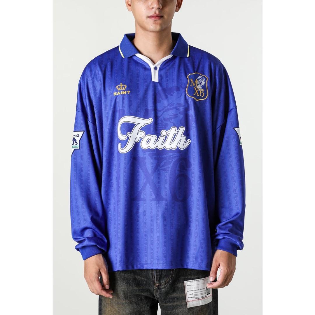 g*c様 SAINT Mxxxxxx Soccer Shirt Faith セン SAINT Mxxxxxx FAITH Soccer Shirt （Black） - Osaka / Kyoto, -FASCINATE