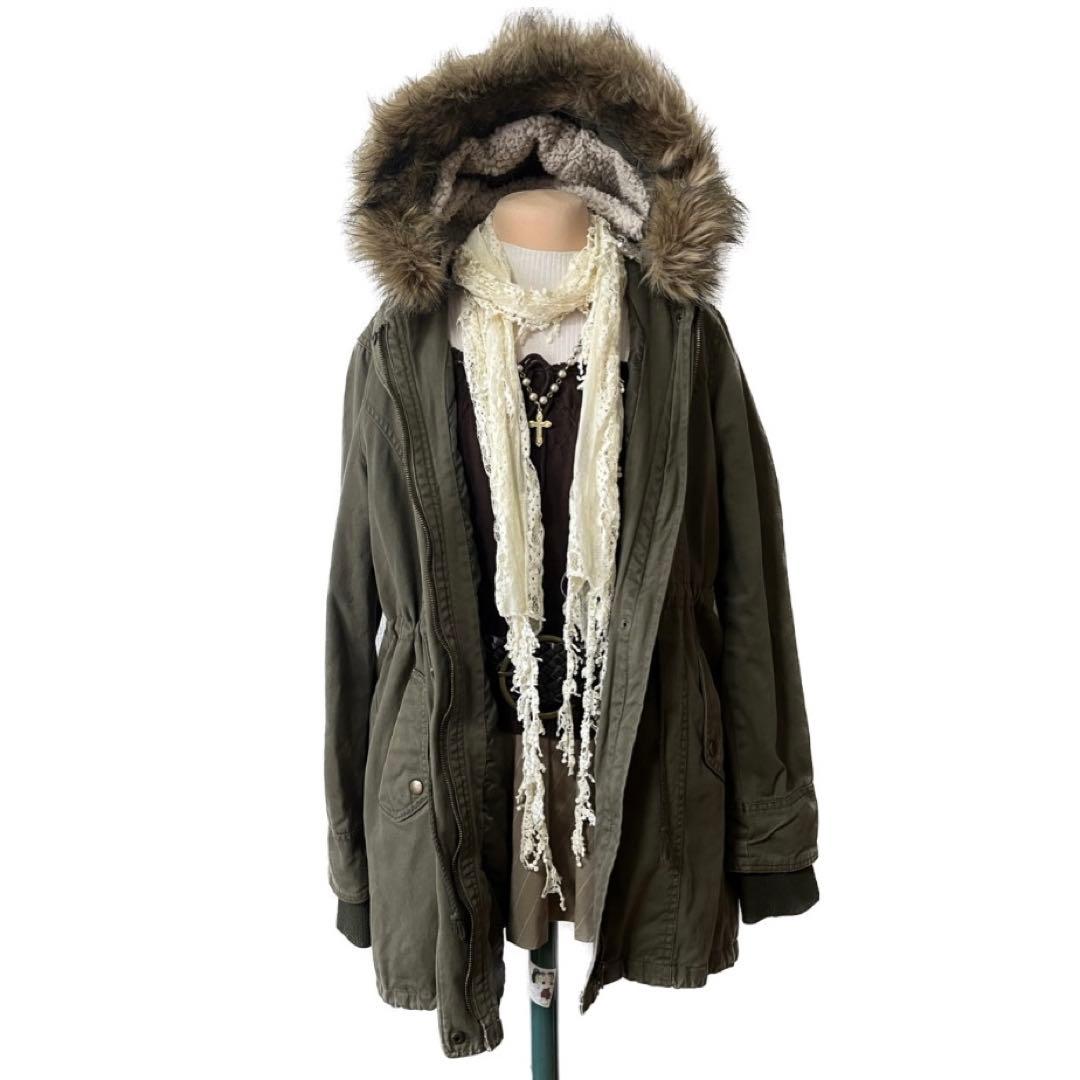 平成ファッション モッズコート平成ギャル 00 Y2K フェアリーグランジ