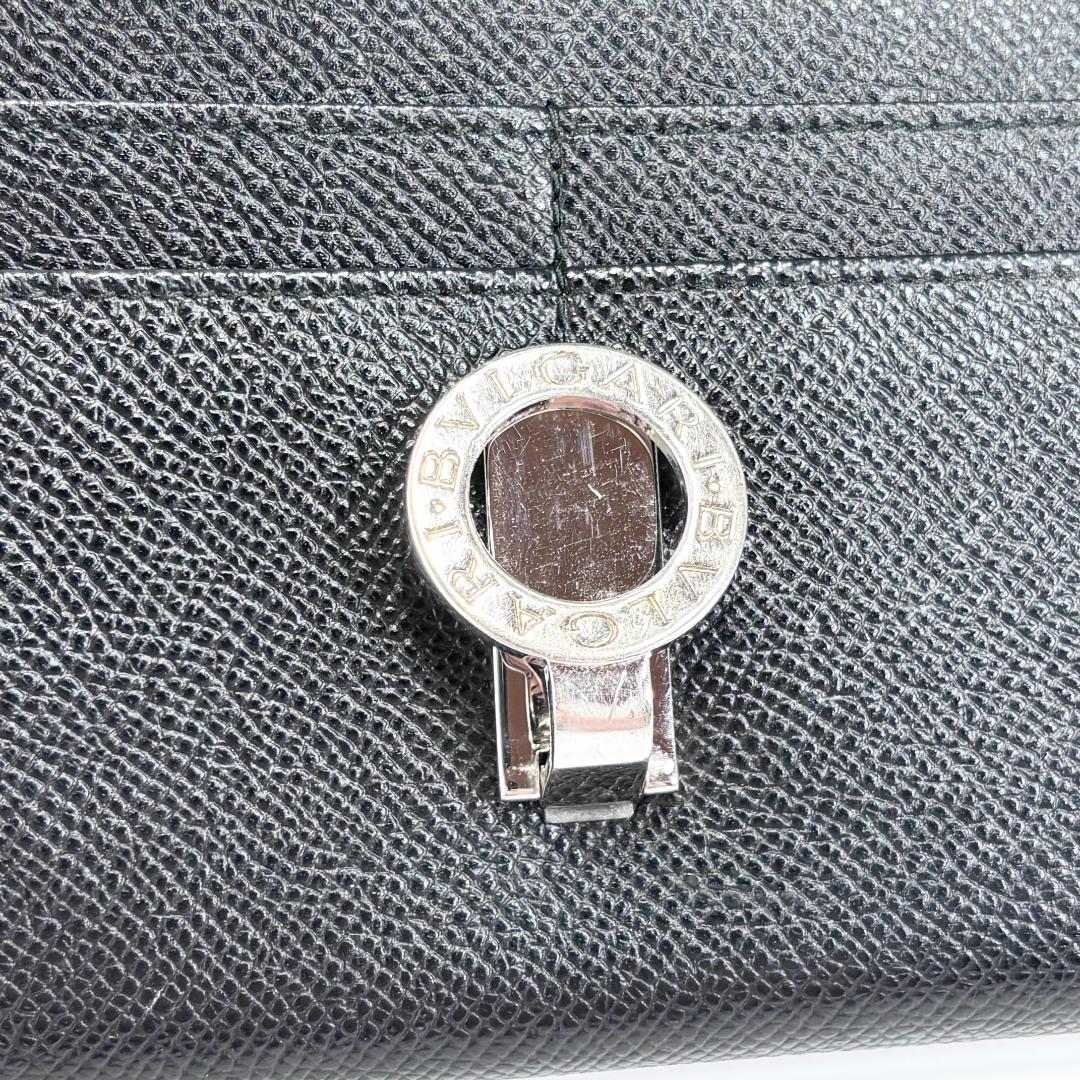 美品】ブルガリ ブルー ビーゼロワン 財布 長財布 ブランド シルバー金具