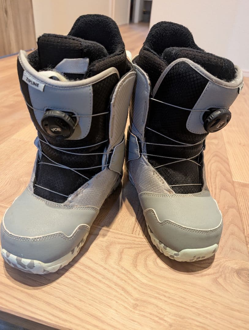 子ども用スノーボードブーツ ボアシステム付き ジップライン24センチ BURTON（バートン） 23-24 BURTON スノーボード ブーツ キッズ Kids