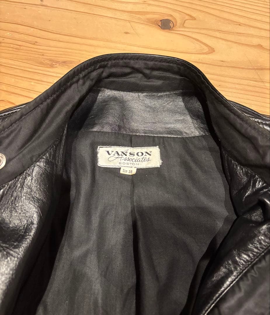 vanson バンソン シングル ライダース ヴィンテージ 70s schott