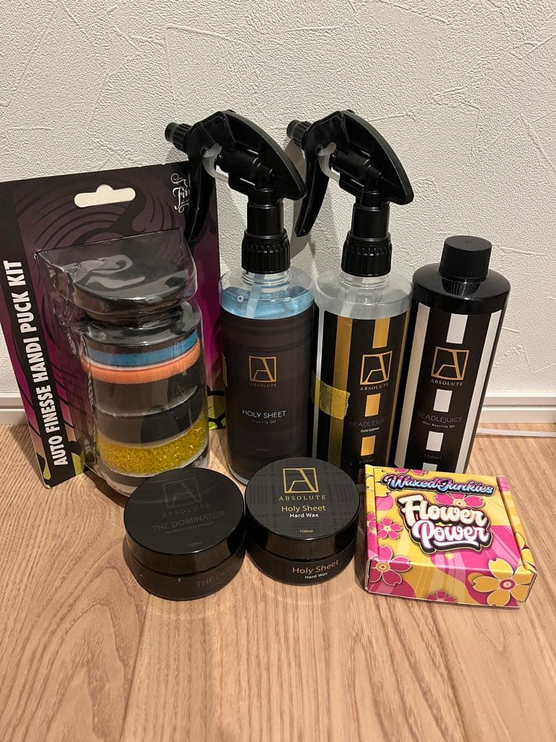 メンテナンス ABSOLUTE Holy Sheet & THE DOMINATOR HOLY SHEET QD 500ml 圧倒的な防汚被膜を作る | wax＆arts