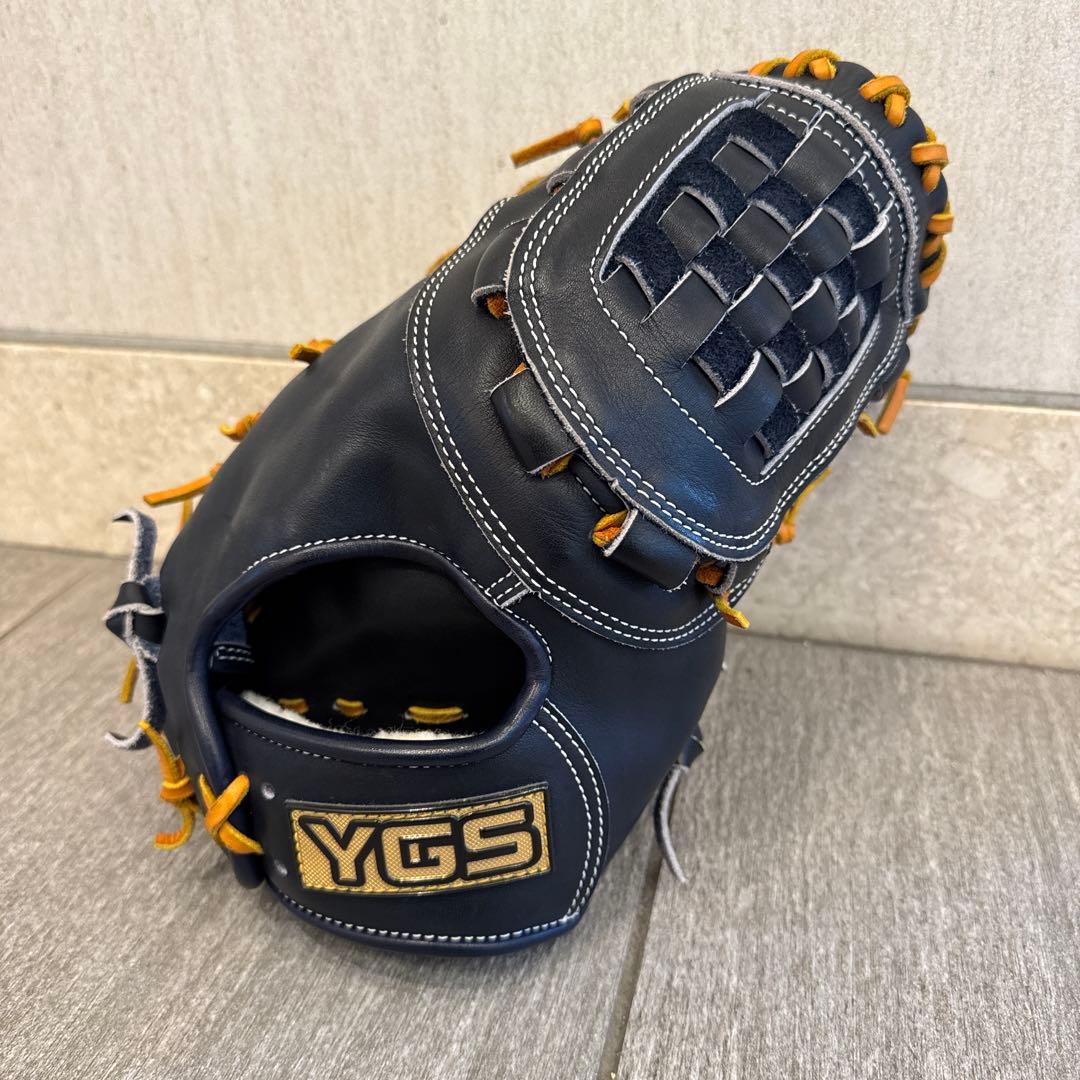 【美品】YGSプロライン硬式用　バスケットウェブファーストミット　ブラック×タン Yahoo!オークション - 山本グラブスタジオ YGSプロライン 硬式ファース