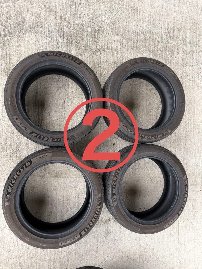 MICHELIN 225/50 R 18 タイヤ 2本 PRIMACY 2025年製 ミシュラン PRIMACY4 プライマシー4 225/50R18 95V
