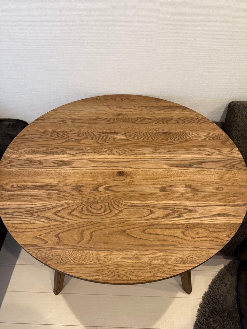 ADDAY(アディ)　ラウンドダイニングテーブル Φ1100 unico(ウニコ) ADDAY(アディ) ラウンドダイニングテーブルです♪木の