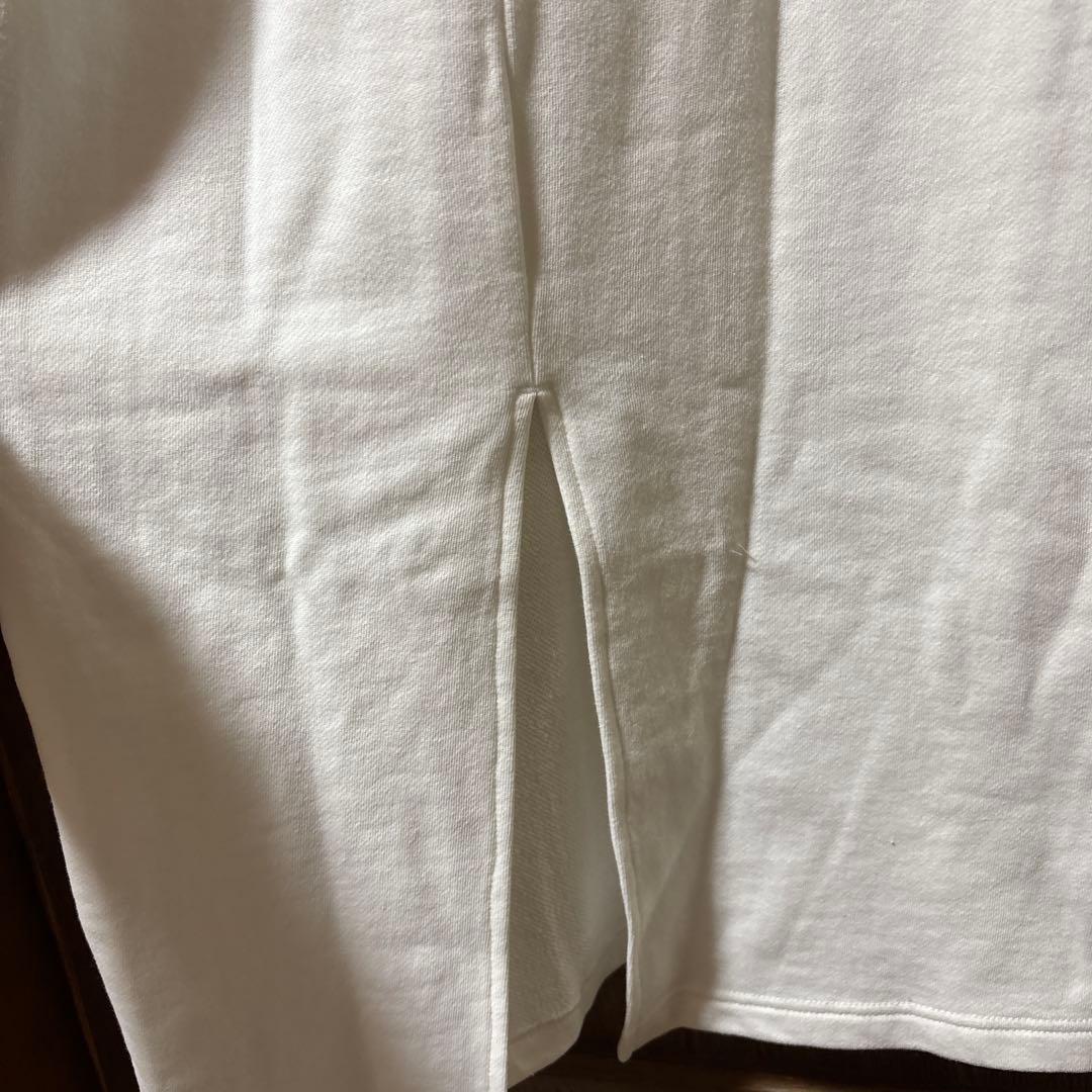 LASUD MILITARYスウェットロングワンピース ヤマダヤ 綿 ホワイト