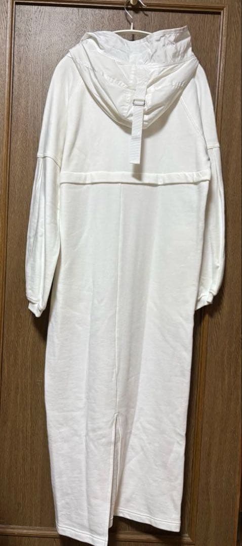 LASUD MILITARYスウェットロングワンピース ヤマダヤ 綿 ホワイト