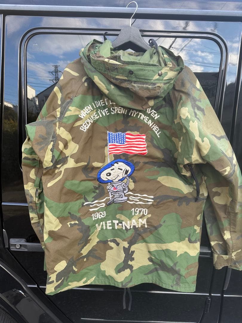 スヌーピーハンド刺繍 ジャケット Unisex Snoopy & Friends Embroidery Leather Sleeve Stadium Baseball