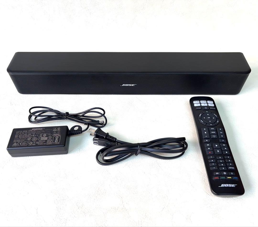 Bose Solo 5 TV Sound System ブラック　418775 BOSE 418775【Solo 5 TV sound system ワイヤレスサウンドバー】【製造