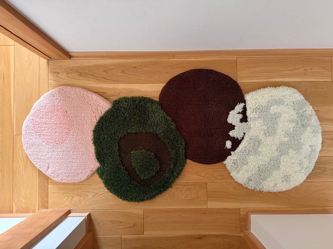 MIYOSHI RUG 円形ラグ 4点セット MIYOSHI RUGが円形のラグのみを展開する新ライン「en」をスタート