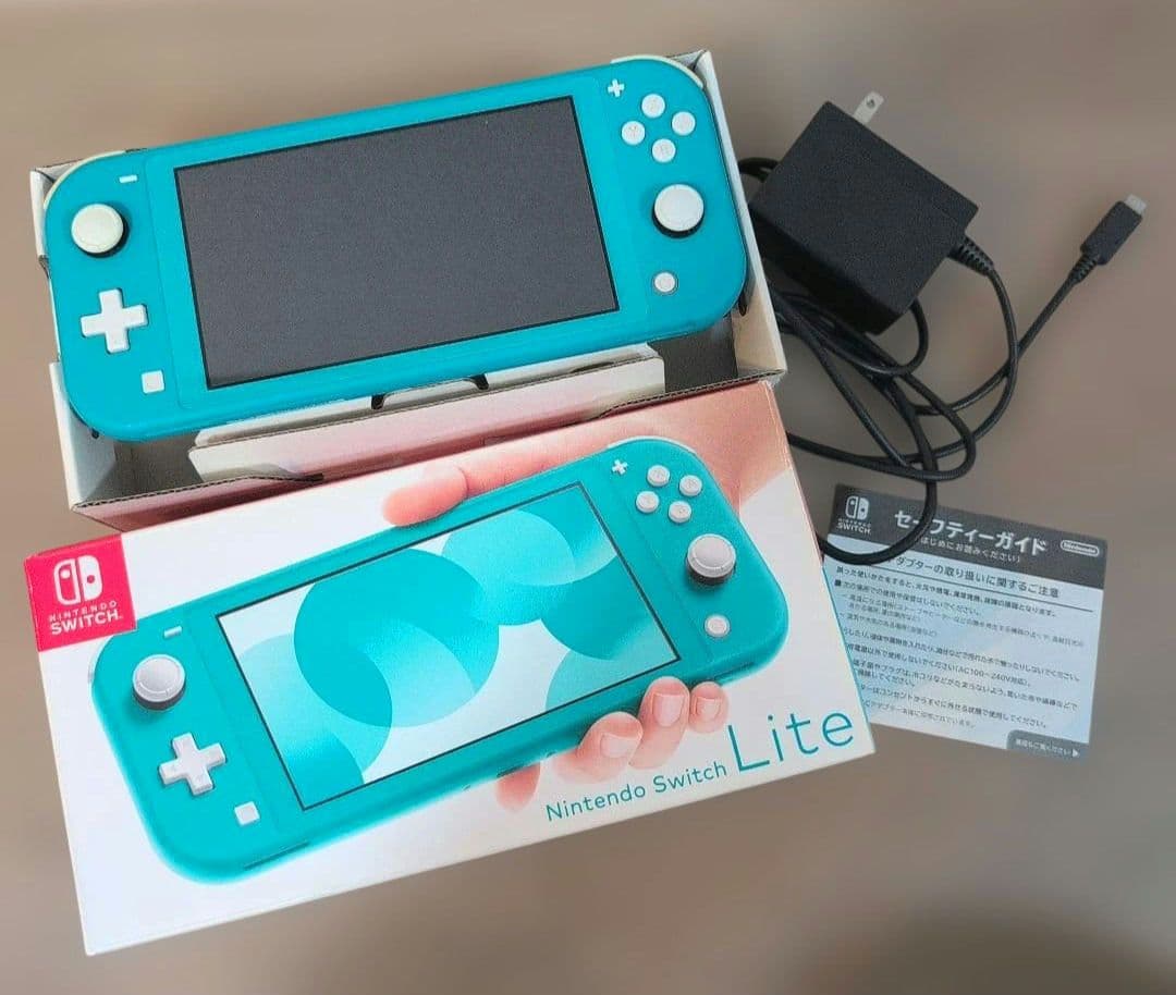 【動作品】Nintendo Switch Lite ターコイズ 本体 箱・充電器 Nintendo Switch Lite ターコイズ 本体 新品 : 小浜商店 - 通販