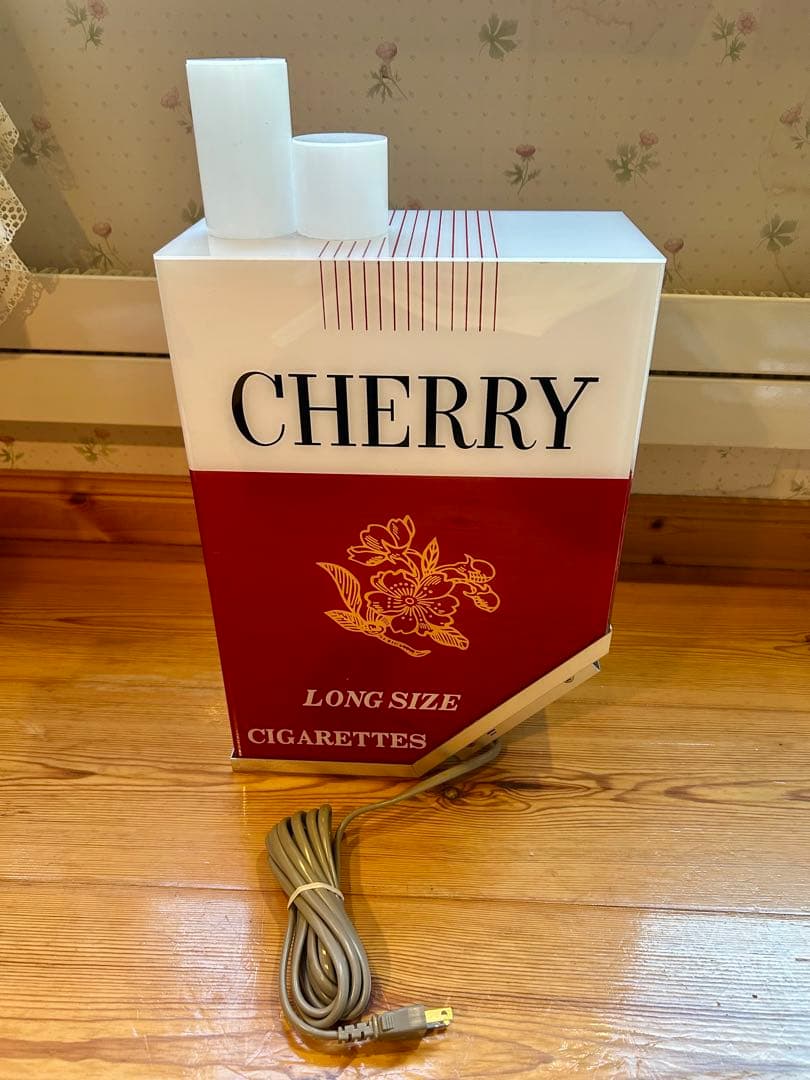 当時物 チェリー 電飾看板 CHERRY 煙草 昭和 レトロ アンティーク 昭和