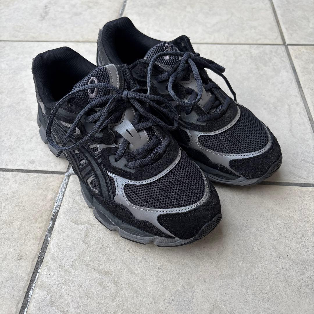 靴 ASICS GEL-NYC GRAPHITE GREY/BLACK 25.5cm