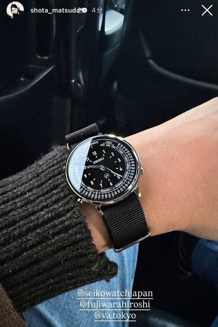SEIKO METRONOME WATCH FRAGMENT EDITION 黒 - メルカリ