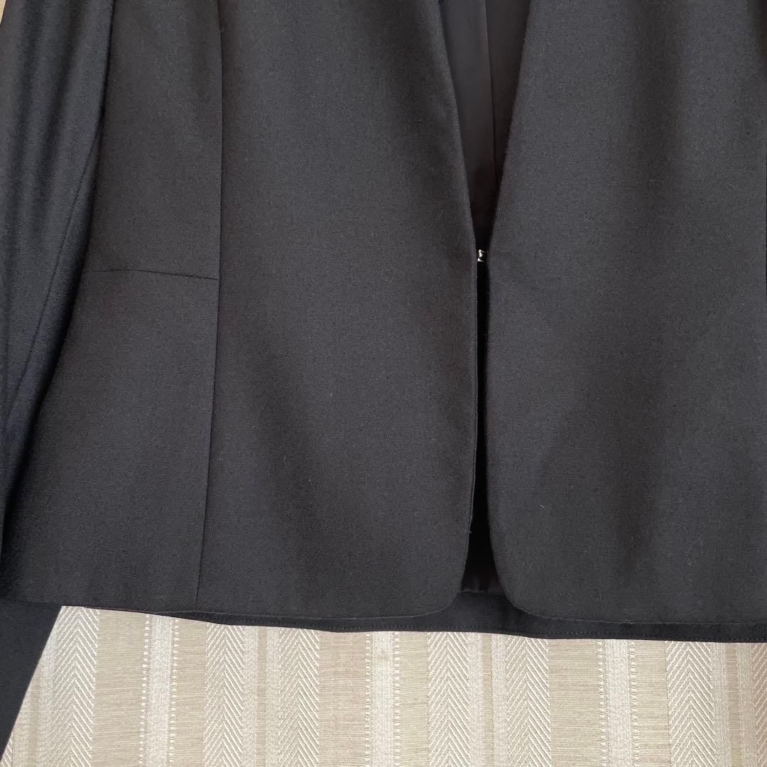 クリーニング済み！23区 Vネックノーカラージャケットスカートスーツ38