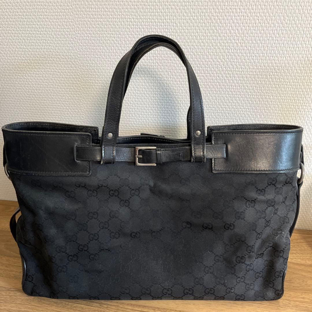 Gucci ブラック ビジネスバッグ 大容量 GUCCI（グッチ） 【新品未使用】グッチ グッチシマ ビジネスバッグ