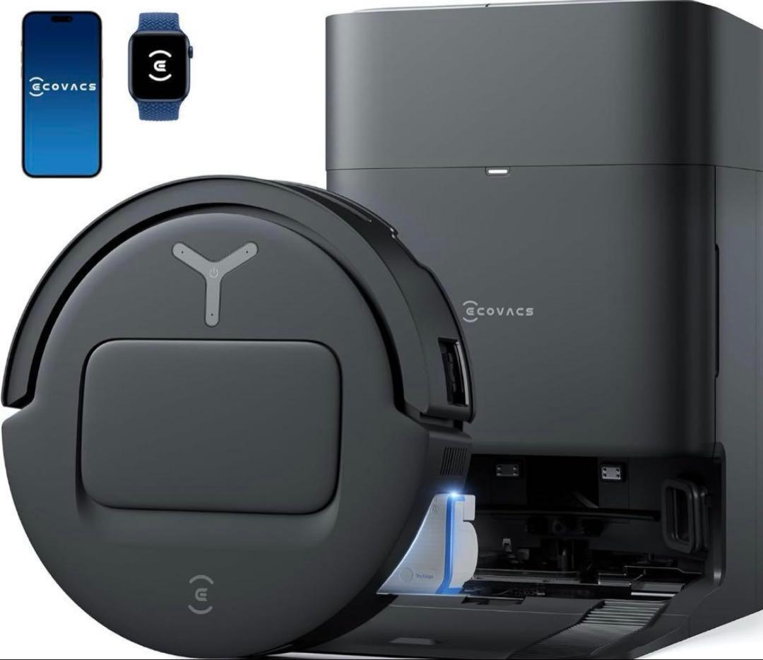 ECOVACS (エコバックス) DEEBOT T80 OMNI 18000Pa ECOVACS DEEBOT T80 Omni Robot Vacuum and Mop，18,000Pa Suction