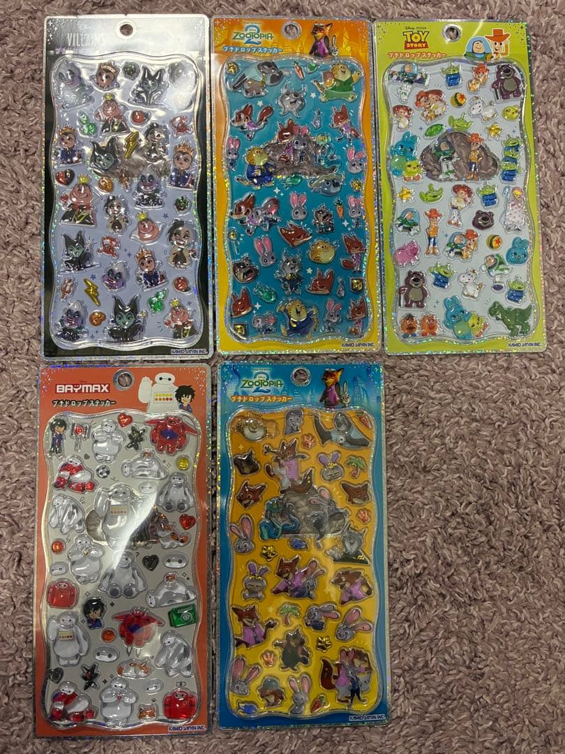 ＊*＊様 プチドロップステッカー　ディズニー　5枚 Amazon.co.jp: ベイマックス[シールシート]プチドロップステッカー