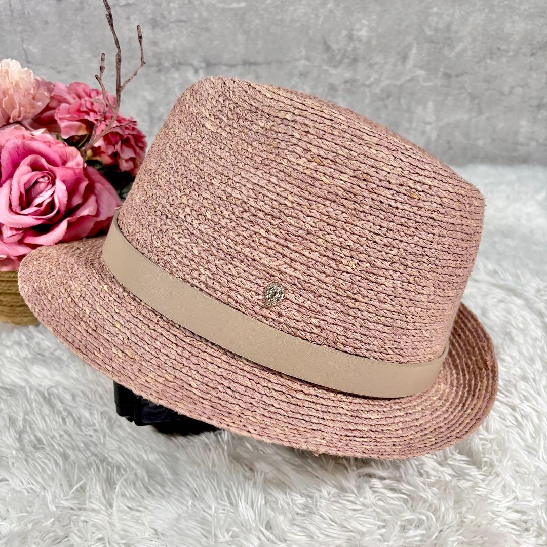 ヘレンカミンスキー 帽子 麦わら ハット ラフィア ピンク 形状 立体 Helen Kaminski（ヘレンカミンスキー） PROVENCE10 ハット ラフィア
