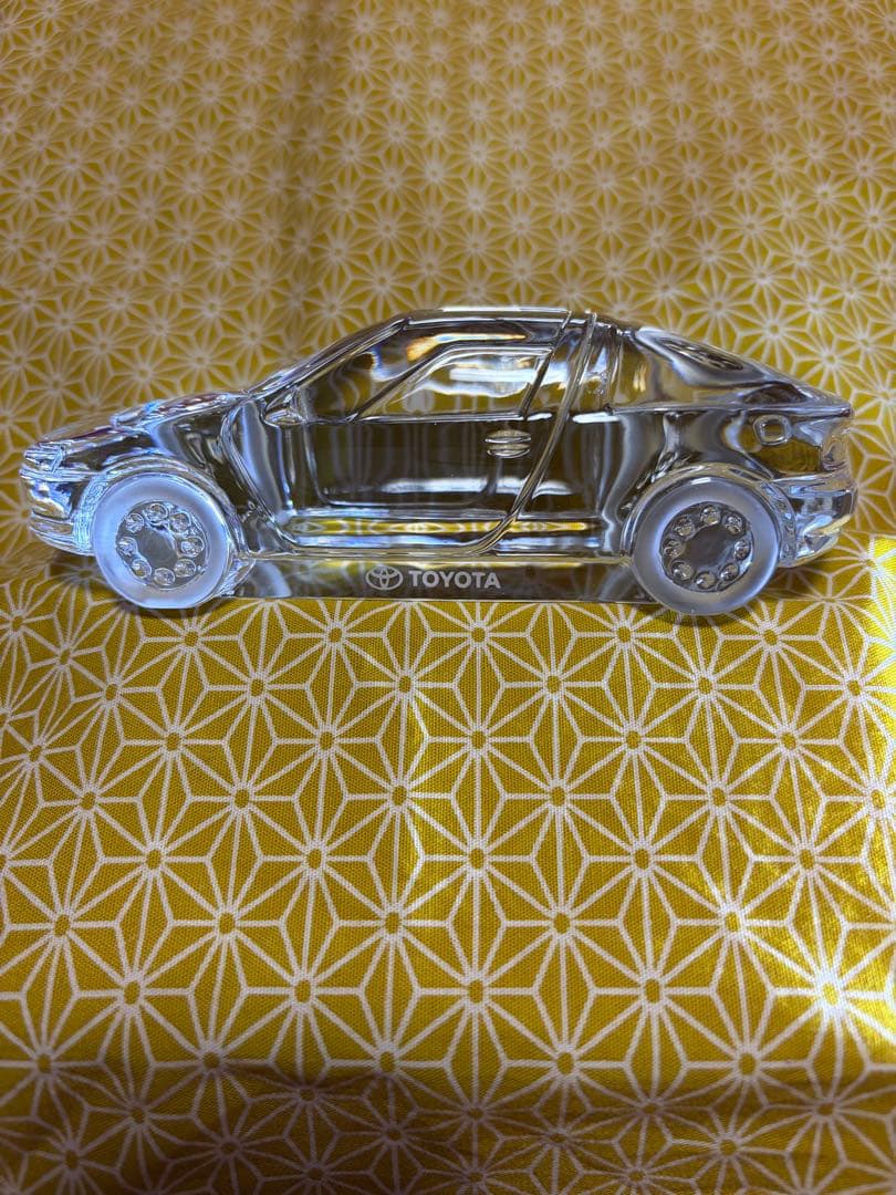 【非売品 】TOYOTAセラ HOYA ガラス クリスタルガラス オブジェ 置物 HOYA クリスタル オブジェ 馬 ホース ガラス 置物 硝子 ホヤの通販 by
