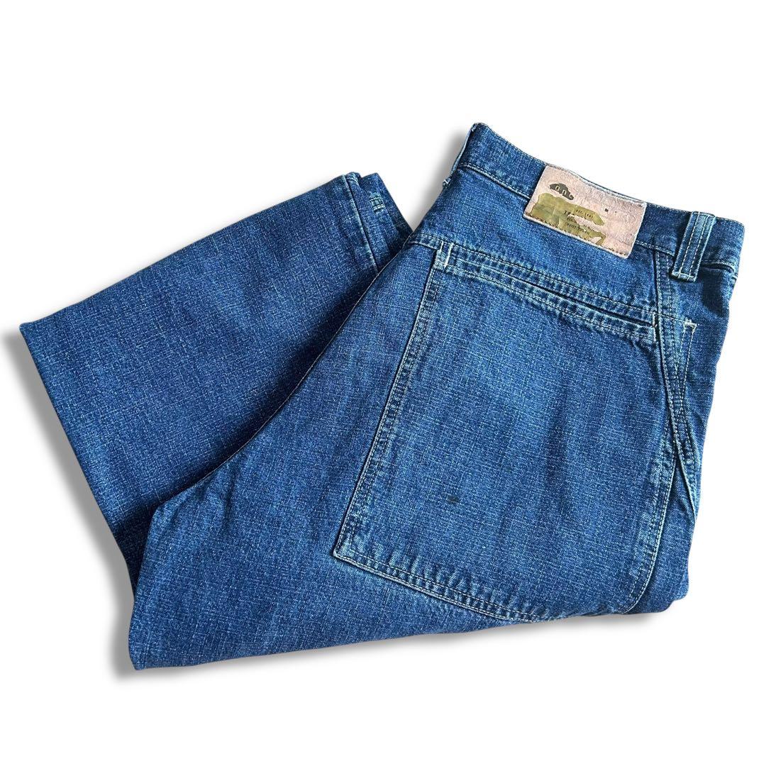 90s Anchor Blue アンカーブルー 極太 デニム ダブルニー W36 - メルカリ