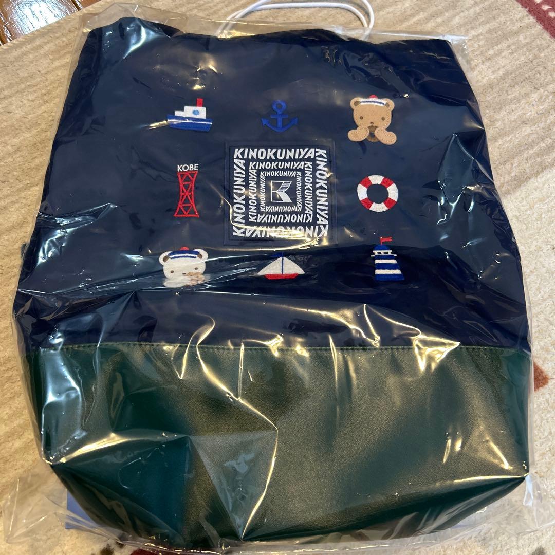 ファミリア　トートバッグ〈紀ノ国屋 × familiar〉 紀ノ国屋×ファミリア、初コラボのデニム生地バッグや巾着など4点