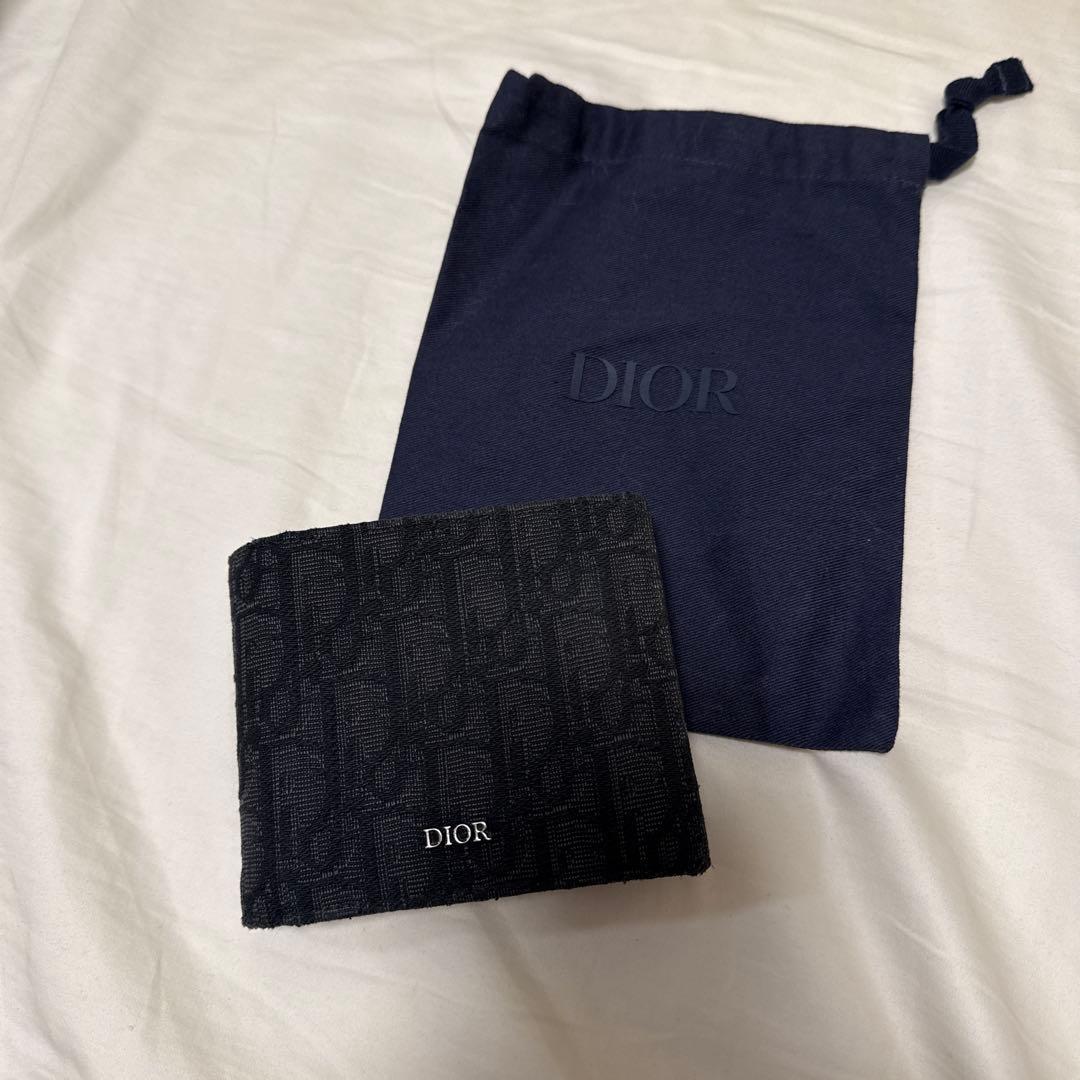 Dior 2つ折りウォレット ディオール オブリーク ジャカード 2ESBH072YSEH03E_SBG_E01?$