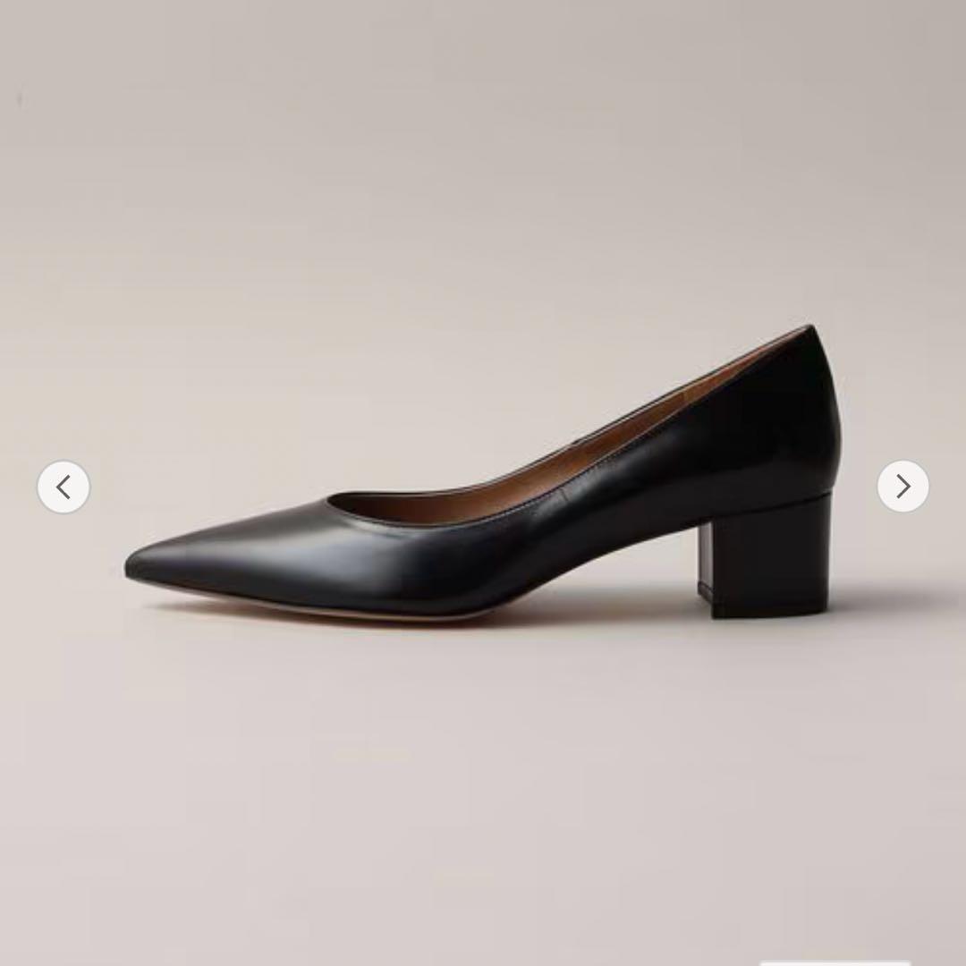 【新品未使用】ODETTE E ODILE SLブロックヒールパンプス 22.5 ODETTE E ODILE（オデット エ オディール） パンプス ポインテッド