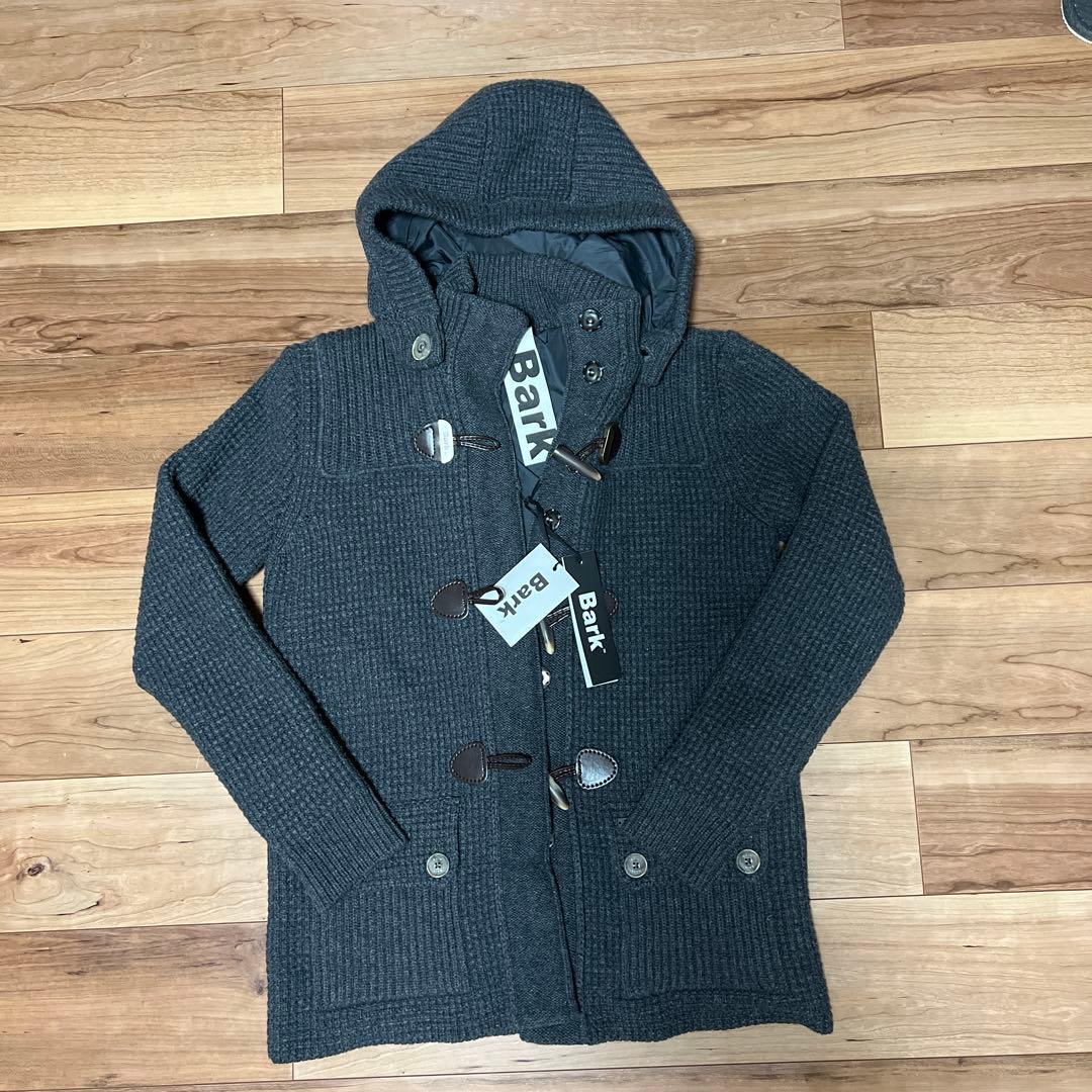 Bark バーク　ニットダッフル　グレー BARK（バーク） 【並行輸入品】【アウターセール】 メンズ カシミア