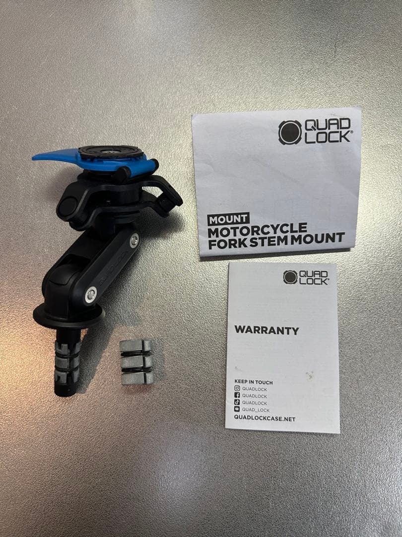QUAD LOCK バイク用 フォークステムマウント ＋ 防振モジュール 楽天市場】【スーパーSALE期間☆ポイント2倍】 【あす楽】QUAD LOCK