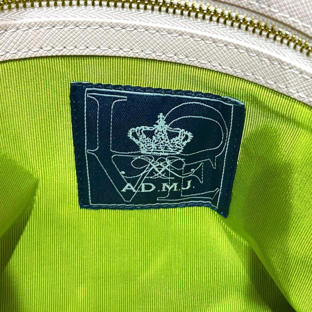 売切価格❗ADMJ ペイズリー バンダナ柄 トートバッグ 灰 /白 未使用に