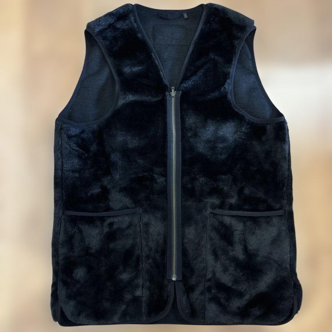 Barbour ファー ベスト サイズ40 バブアー フロントジップ Barbour（バブアー） ライナーベスト WARM PILE WAISTCOAT/ZIP-IN