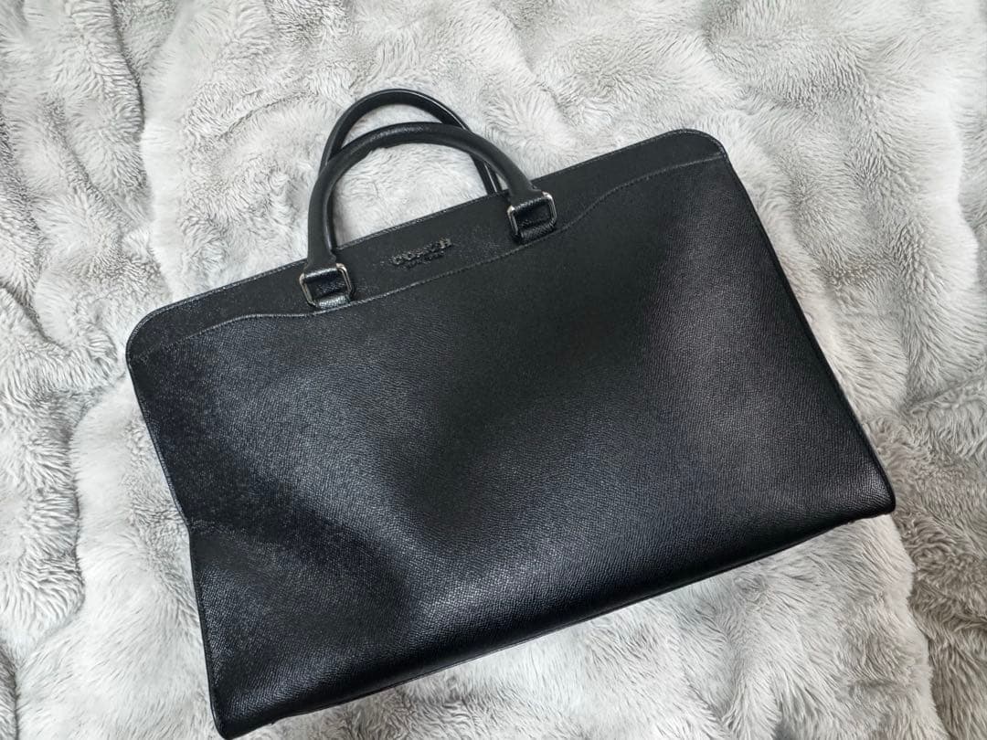 【新品】COACH レザービジネスバッククロスグレイン COACH（コーチ） バッグ メンズ 新作 新品 ビジネス バック ブリーフ