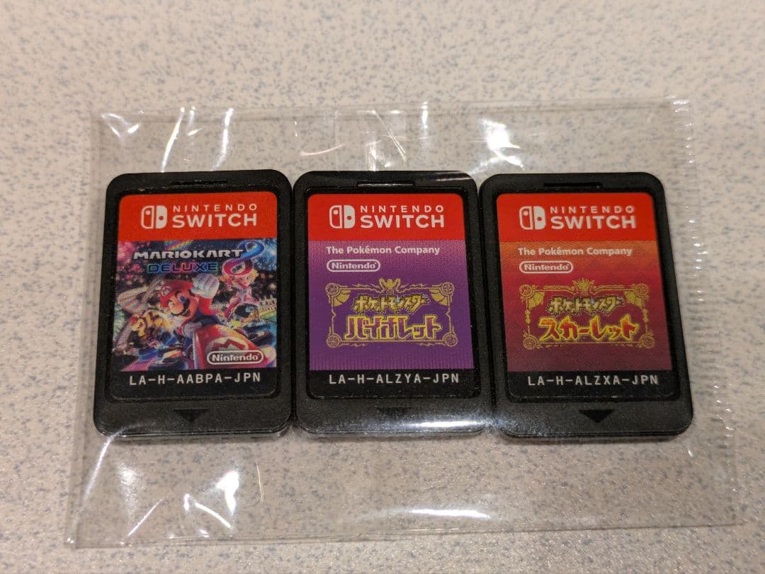 switchソフト3個セット マリオカート、ポケモンバイオレット、スカーレット switchソフト3個セット マリオカート、ポケモンバイオレット、スカーレット