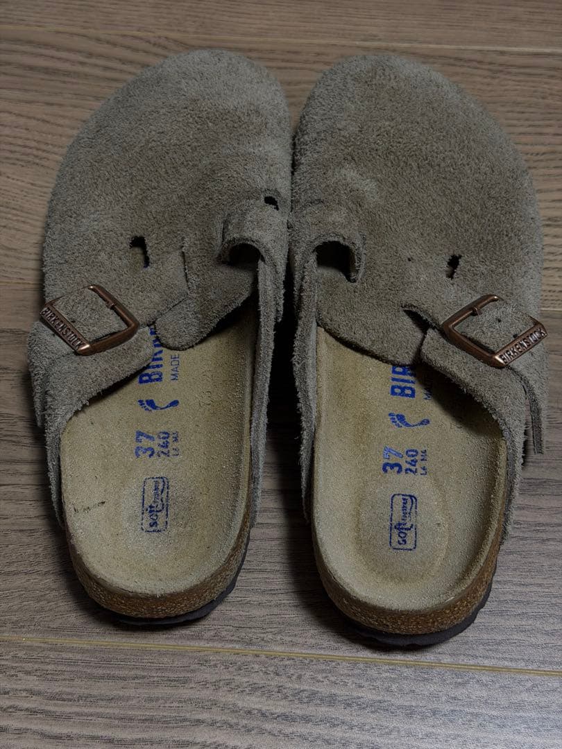 BIRKENSTOCK ベージュ サボサンダル 37 BIRKENSTOCK（ビルケンシュトック） サンダル レディース : ZOZOTOWN