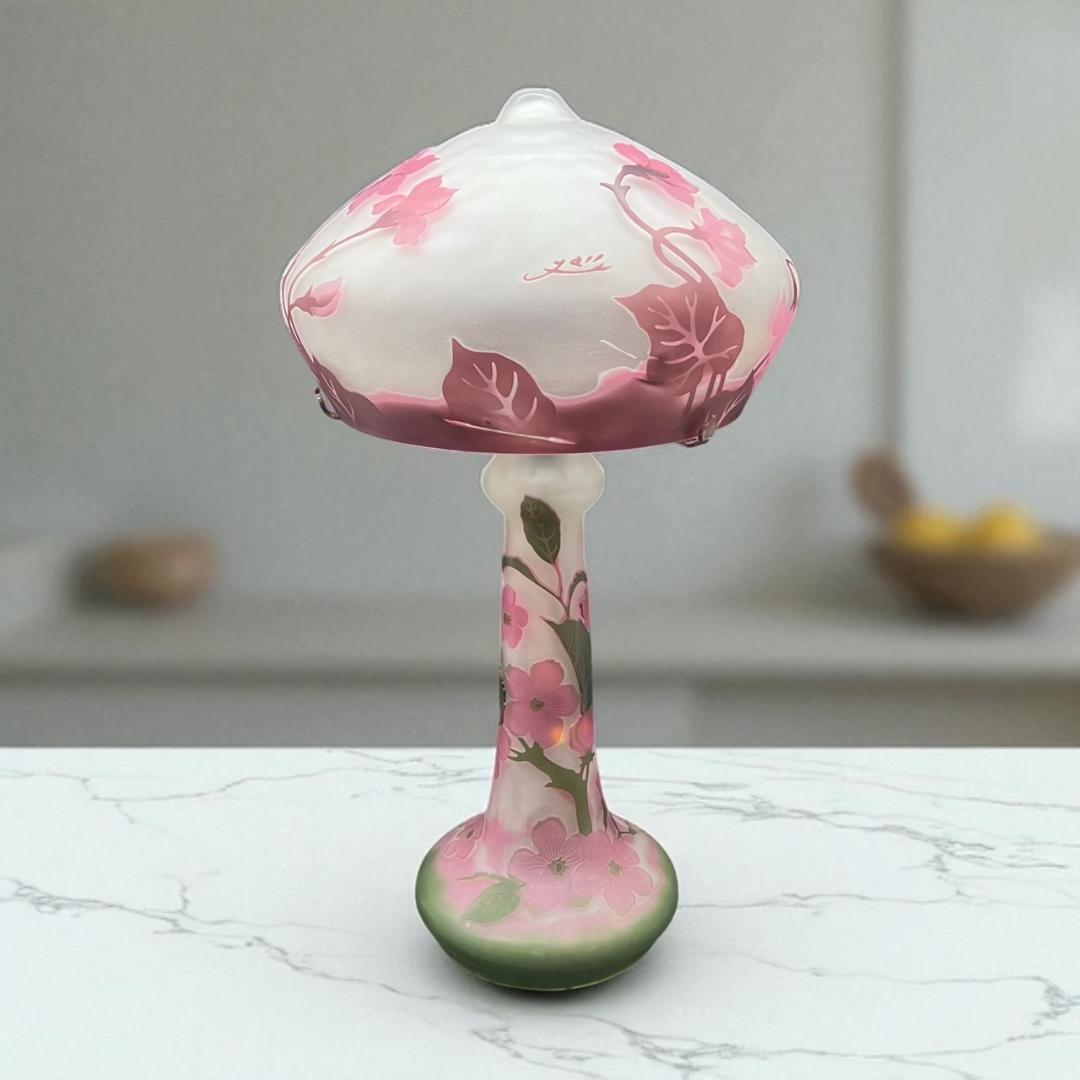 フォロー割　ガレ風　テーブルランプ　フロアランプ　アンティーク調　高さ49cm ガレ風アンティークランプ|アンティークランプ|【ハードオフ公式通販