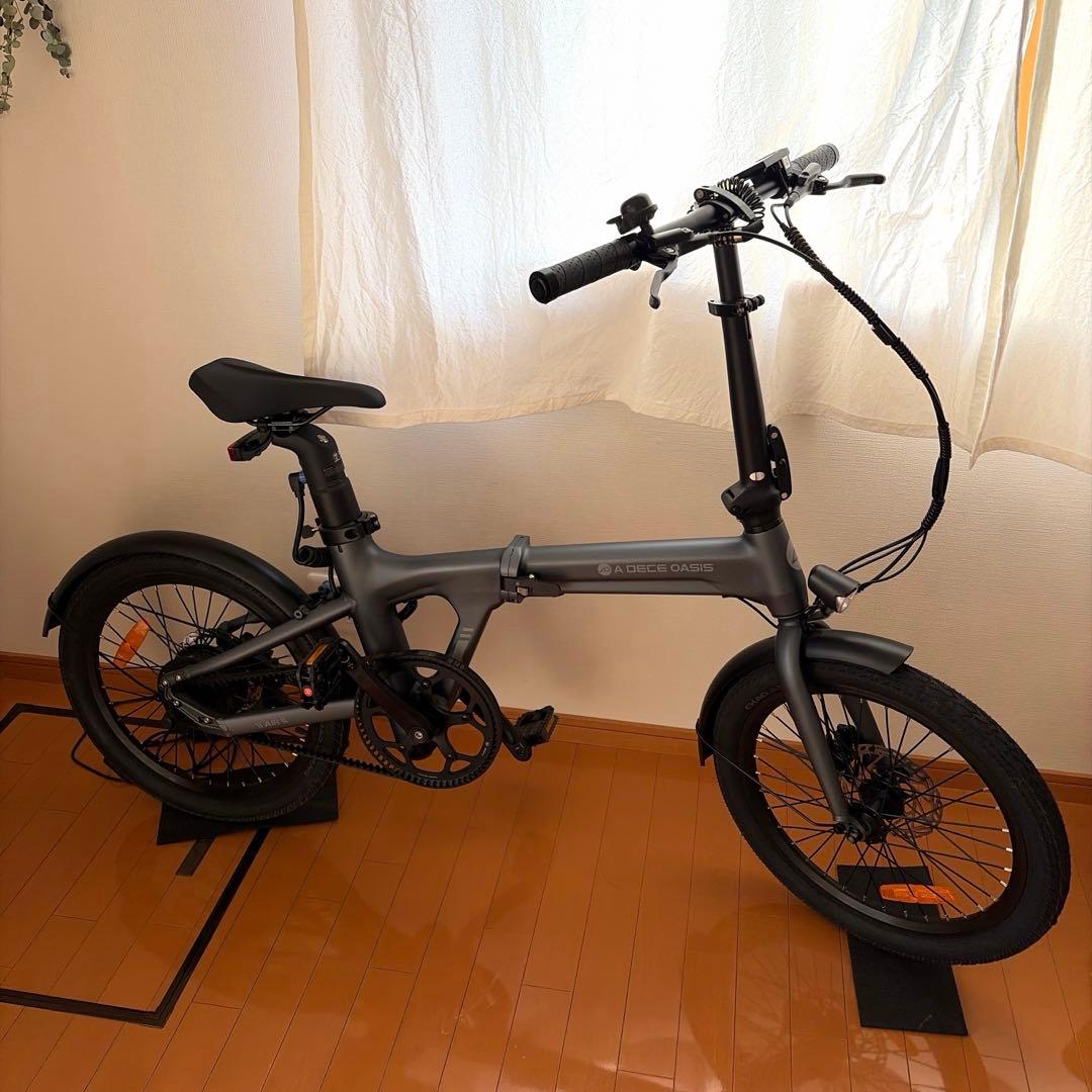 ADO Air 20 グレー　折りたたみ　電動アシスト自転車 Air 20 Ultra 折りたたみ電動アシスト自転車 世界初、3段階