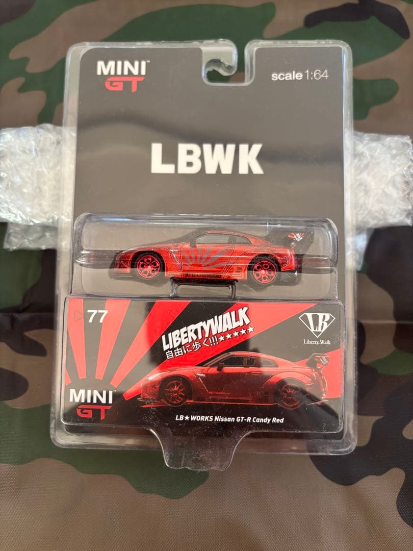 ミニカー MiNiGT 77 LBWORKS Nissan GT-R candy red MINIGT LB☆WORKS NISSAN GT-R Candy Red 77 - LB☆Works Nissan GT-R