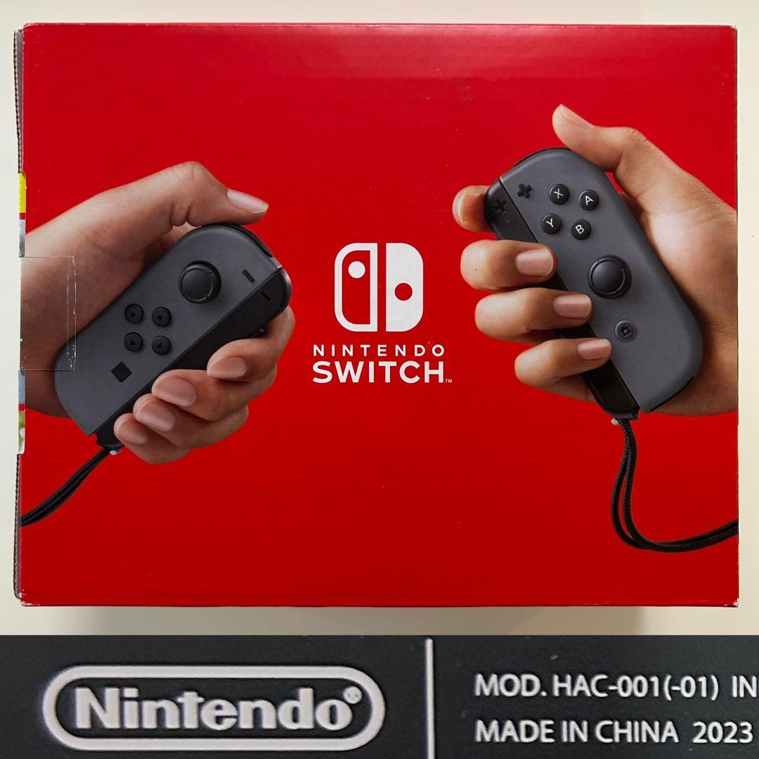 ニンテンドースイッチNintendo Switch新型バッテリー強化版グレー灰色