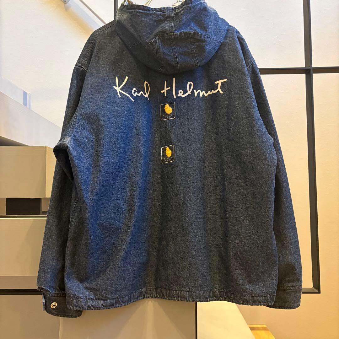 Karl Helmut デニムパーカー ヒヨコ ワッペン 刺繍 ピンクハウス