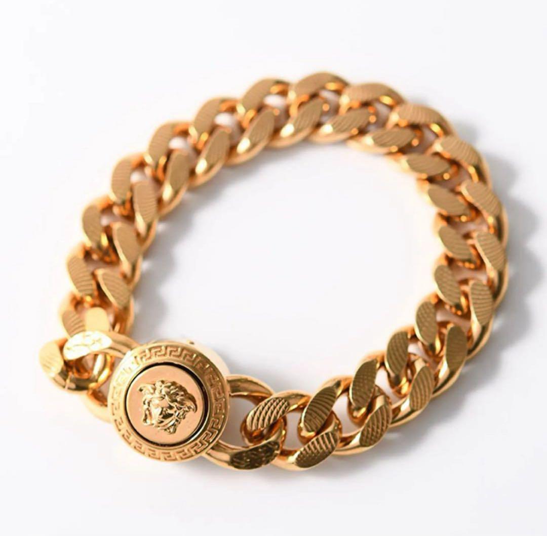 versace ブレスレット　ゴールド グレカ ブレスレット ゴールド | VERSACE JP