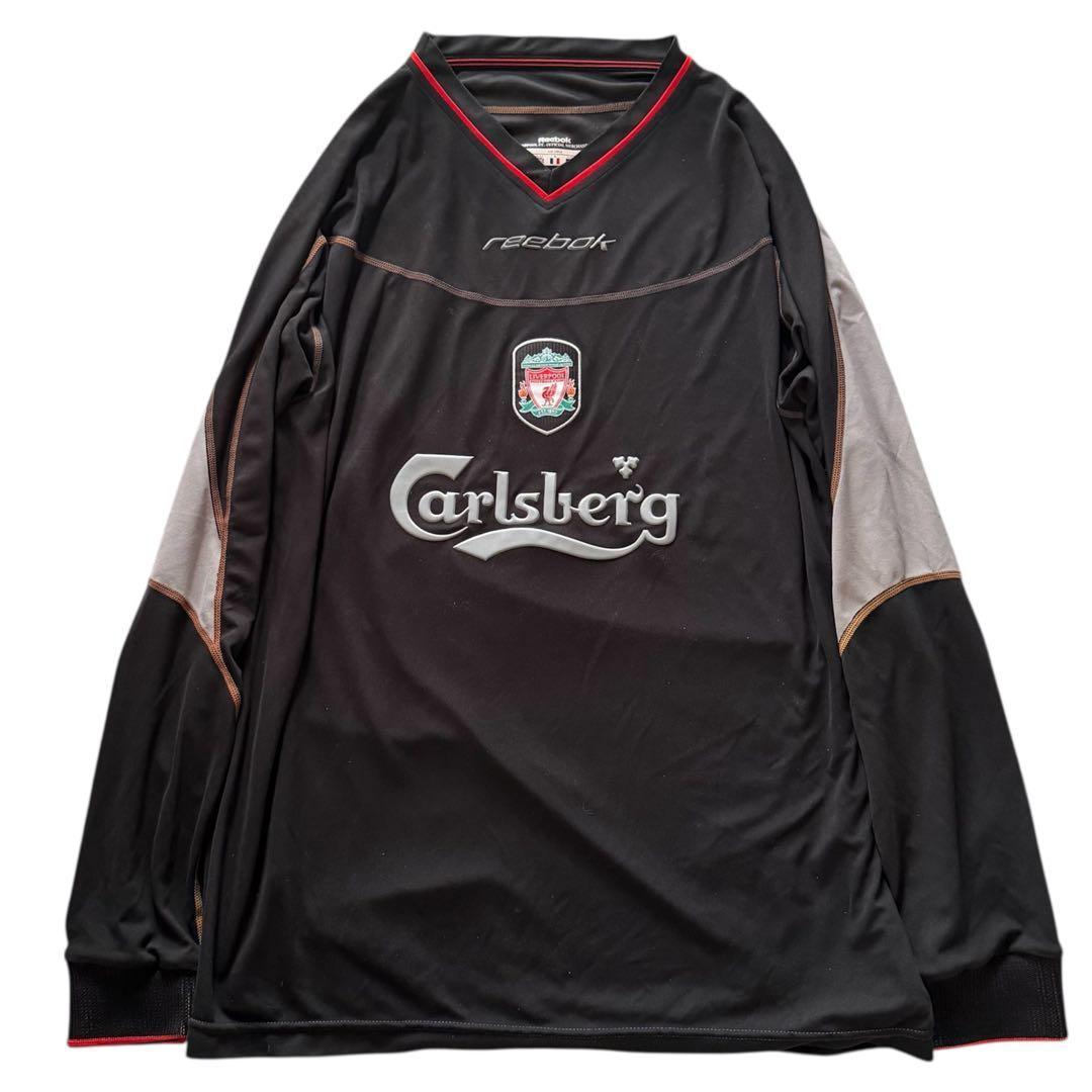 u*d様 Reebok リバプールFC 02/04 ユニフォーム 長袖 L リバプールFC ユニフォーム Reebok Reebok リバプールFC 02/04